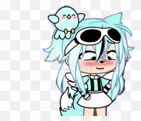Gacha Sloppy Sticker Butterfly Nose Crosseyed Freetoedi - Cartoon Emoji,Cross Eyed Emoji