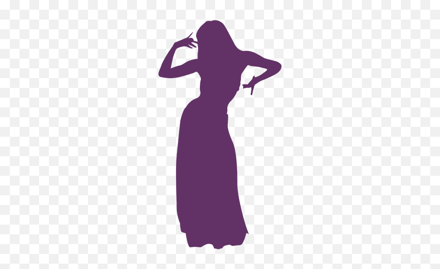 Belly Dance Silhouette - Belly Dancer Silhouette Emoji,Belly Dancer Emoji