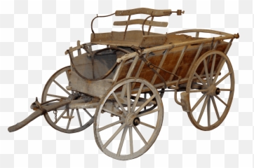 Old Rural Horse Drawn Carriage Wagon - Png Emoji