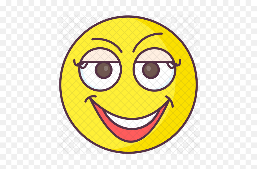 Cute Girl Emoji Emoji Icon Of Colored - Smiley,Cute Emoji