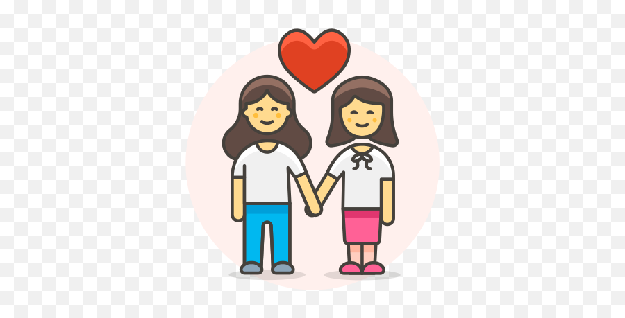 Hands Hold Lesbian Love Free Icon - Lesbian Couple Breaking Up Emoji,Lesbian Emoji
