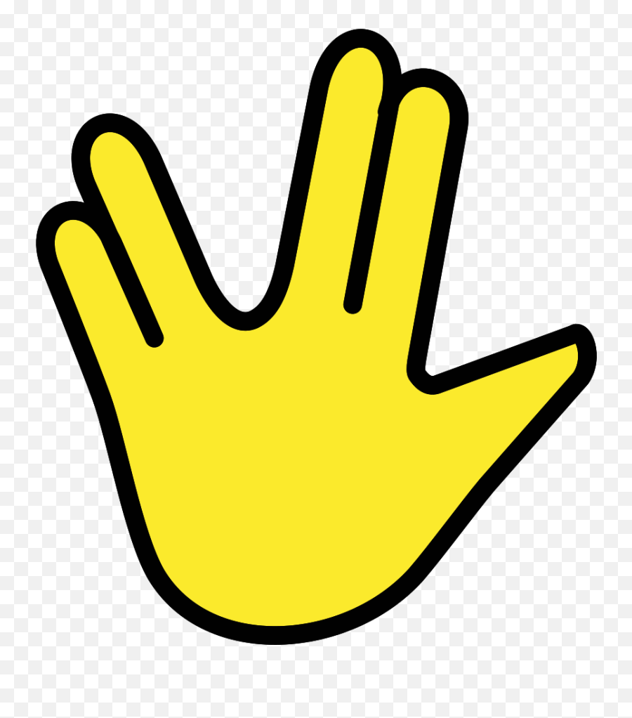 Openmoji - Hand Meaning Emoji,Victory Emoji