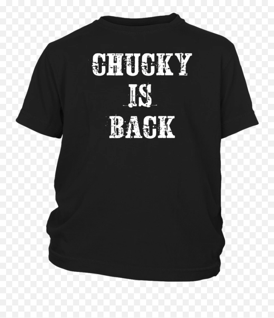 Cool Distressed Chucky Is Back Oakland - Active Shirt Emoji,Distressed Emoji