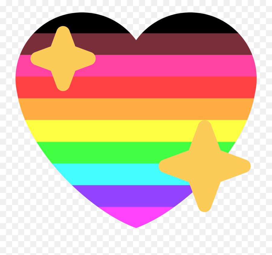 Neon Pastel Pride Emojis - Pride Flag Heart Emoji,Gay Flag Emoji