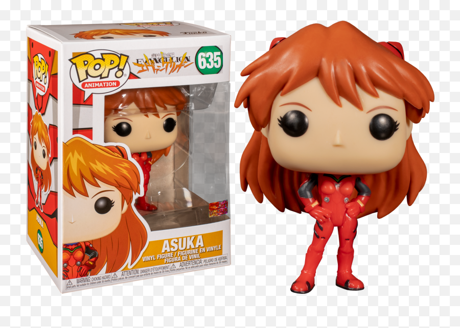 Neon Genesis Evangelion - Asuka Langly Soryu Pop Vinyl Funko Pop Neon Genesis Evangelion Emoji,Troll Doll Emoji