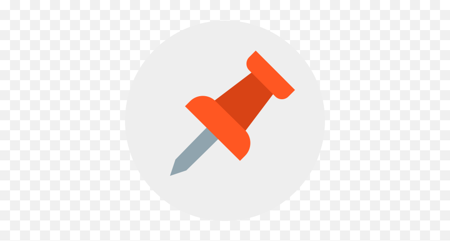 Pin In Circle Icon - Icon Emoji,Push Pin And Needle Emoji