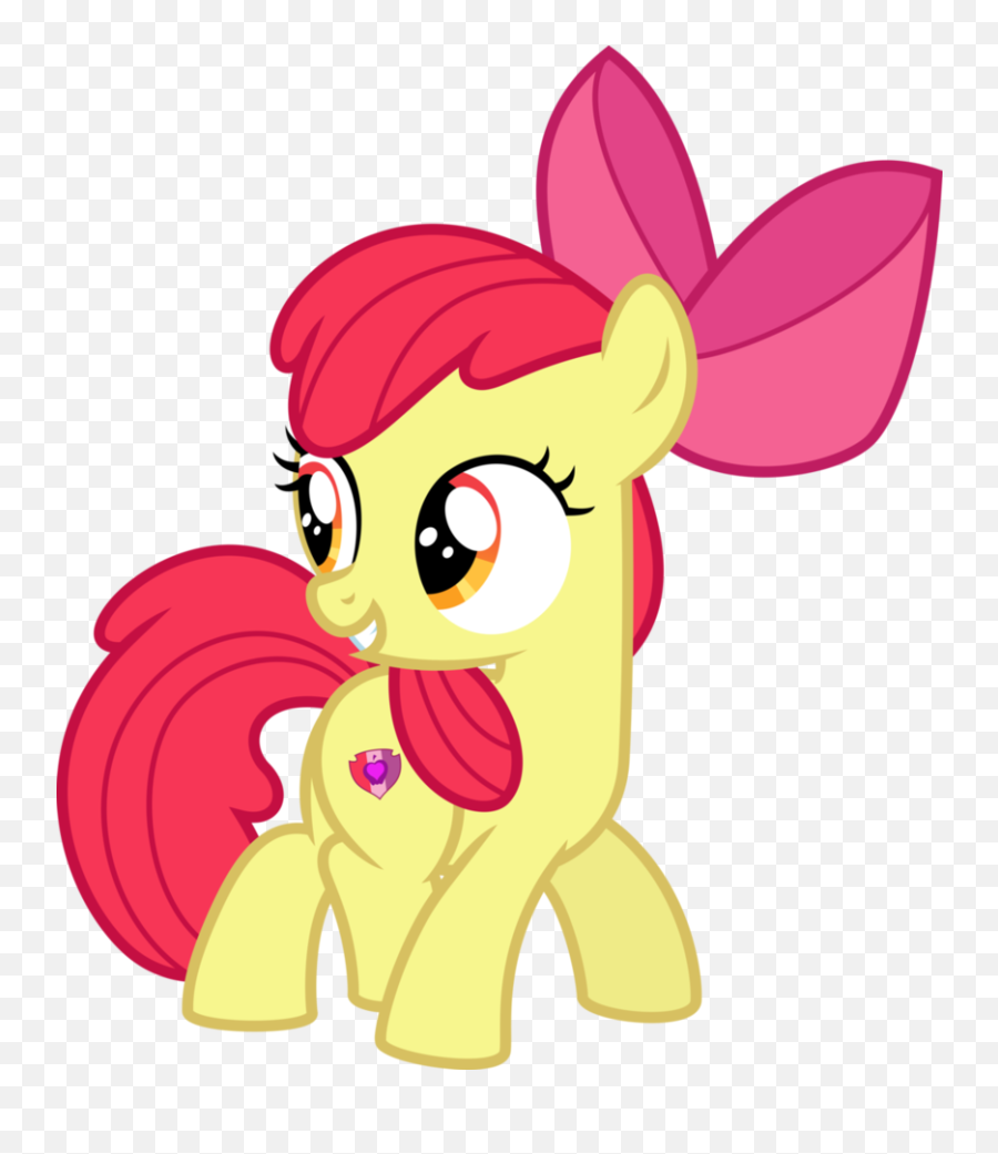 Apple Bloom - Canon Characters Mlp Forums Mlp Apple Bloom With Cutie Mark Emoji,Treehouse Emoji