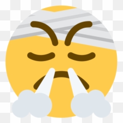 Emoticono Humo Por La Nariz Emoji