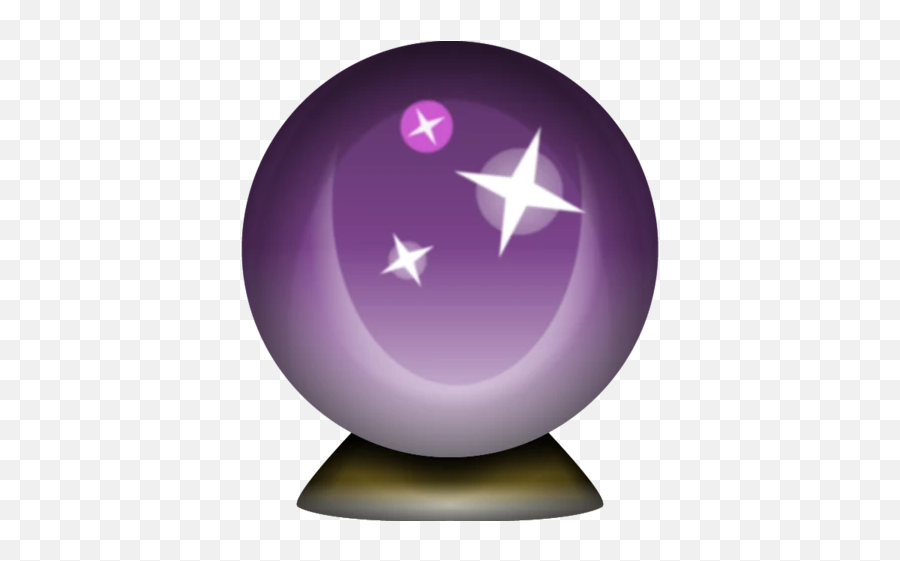 Crystal Magic Ball Emoji - Crystal Ball Emoji Png,Magic Emoji