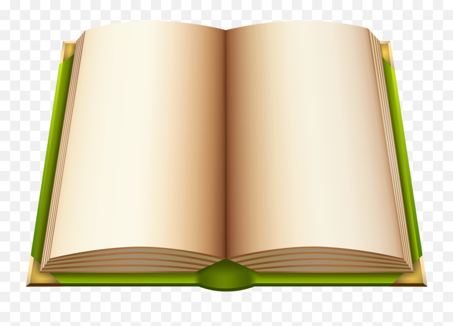 Green Open Book Png Clipart - Open Book Png Emoji,Open Book Emoji