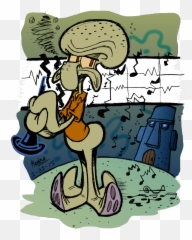 Kevin Drew Arsenault On Twitter Spongebob Stuff I Made - Squidward Clarinet Deviant Art Emoji,Spongebob Emoji Keyboard