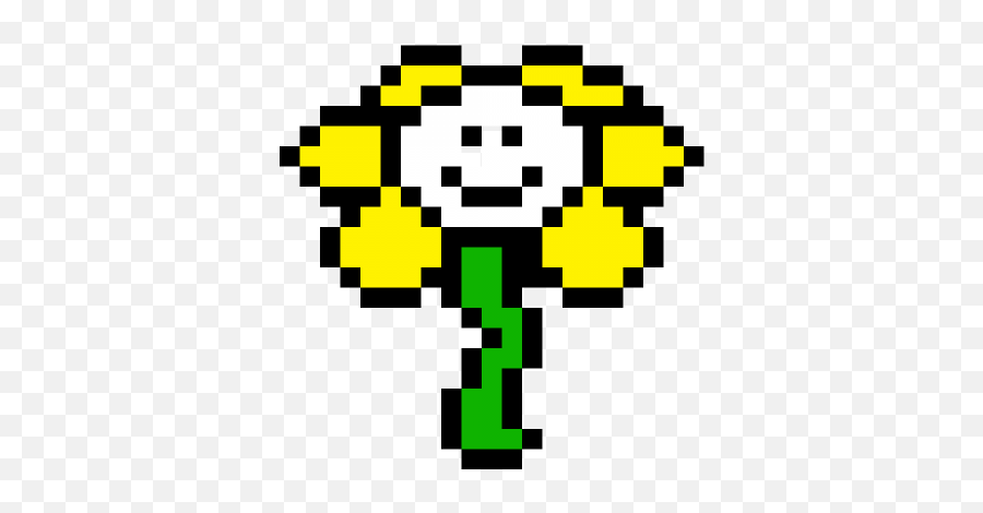 Pixilart - Undertale Flowey Pixel Art Emoji,Fidget Spinner Emoticon