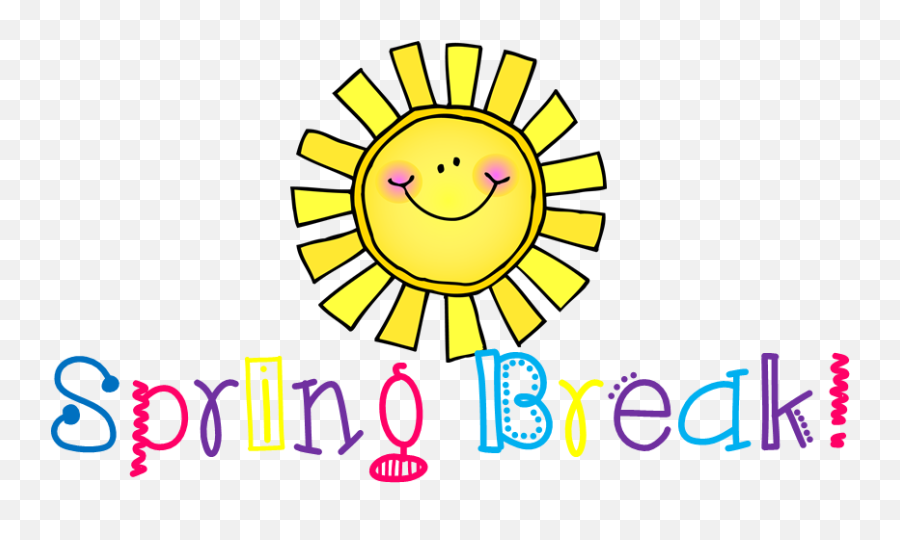 Free Facebook Break Cliparts Download - School Spring Break 2018 Emoji,Spring Break Emoji