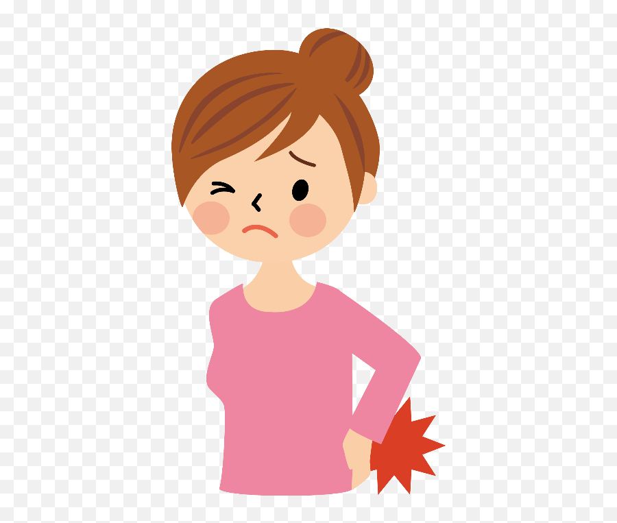 Back Pain Cartoon Clipart Eyeglasses - Sakit Punggung Saat Hamil Emoji,Back Pain Emoji