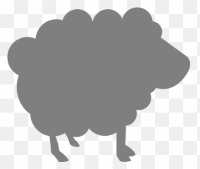 Gray Sheep 3 Icon - Icone Png Blue Sheep Emoji,Sheep Emoticon