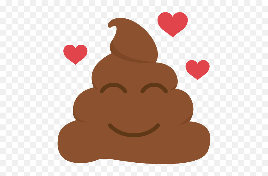 Cute Animated Poop Emoji - Poop Emoji Cute,Cute Love Emojis