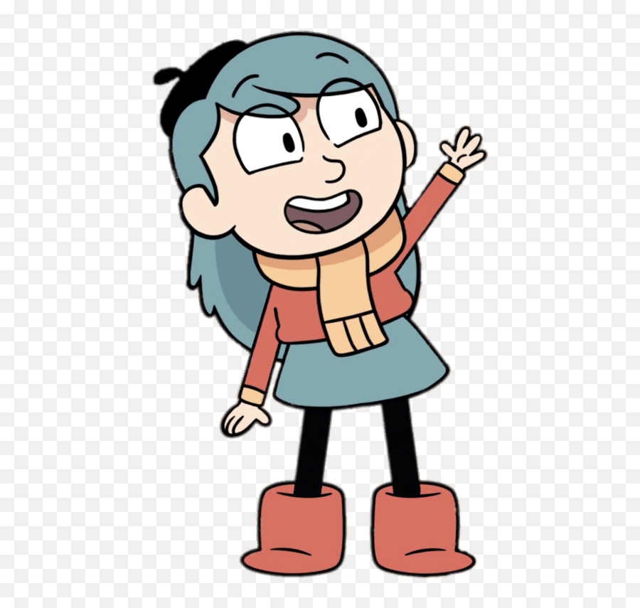 Hilda Netflix Hildanetflix Cartoon Girl - Hilda Netflix Emoji,Girl Waving Emoji
