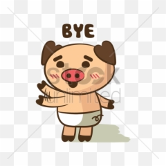 Png - Cartoon Waving Goodbye Emoji,Waving Goodbye Emoji