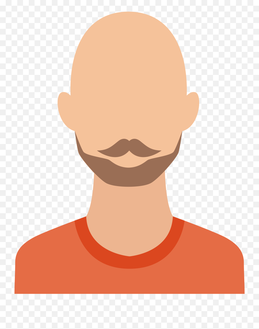 Angry Bald Man - Bald Head Clipart Transparent Background Emoji,Bald Man Emoji