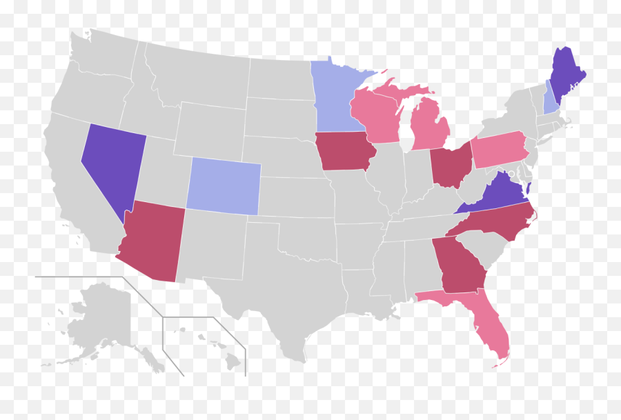 Swing States 2016 - States Where Gay Marriage Is Legal 2020 Emoji,Georgia State Flag Emoji