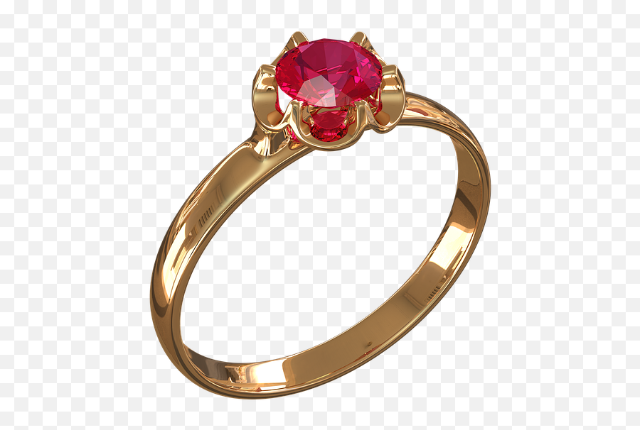 Ring Ornament - Transparent Background Ruby Ring Emoji,Wedding Ring Emoji