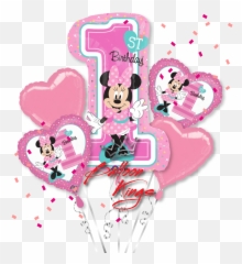 1st Birthday Minnie Mouse Bouquet Emoji,Emoji Minnie Mouse