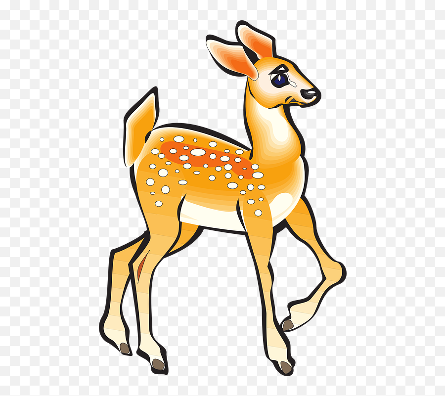 Fawn Animal Deer - Bau Cua Ca Cop Printable Emoji,Whitetail Deer Emoji