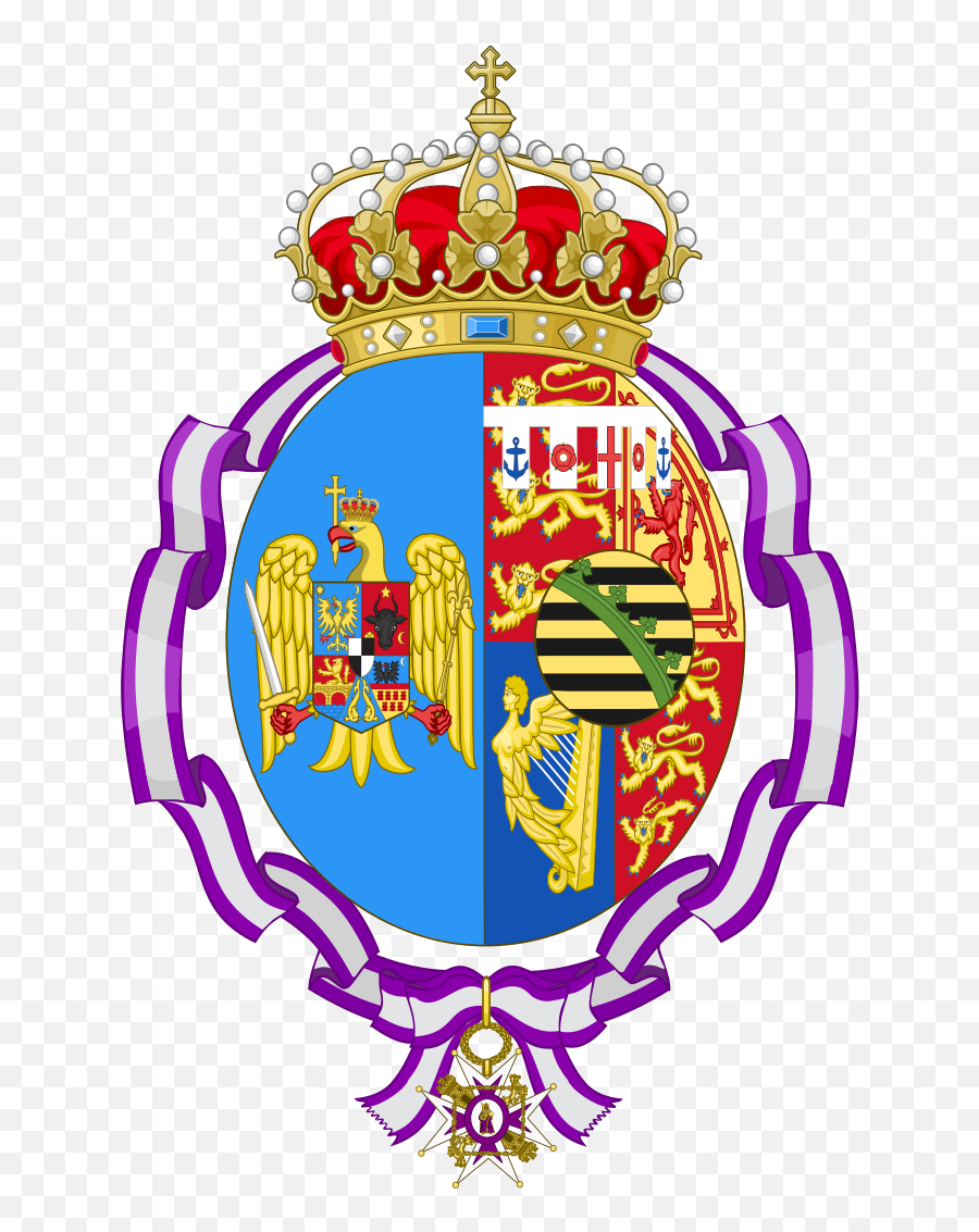 Coat Of Arms Of Marie Of Saxe - Brazilian Empire Coat Of Arms Emoji,All Emojis In Order