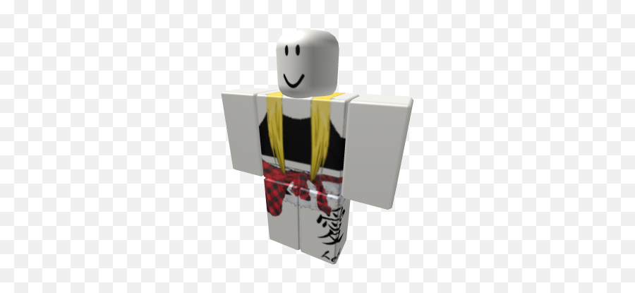 Girl Black Top Blond Hair Extension - Roblox Roblox Gucci Girl Clothes Emoji,Whip And Nae Nae Emoji