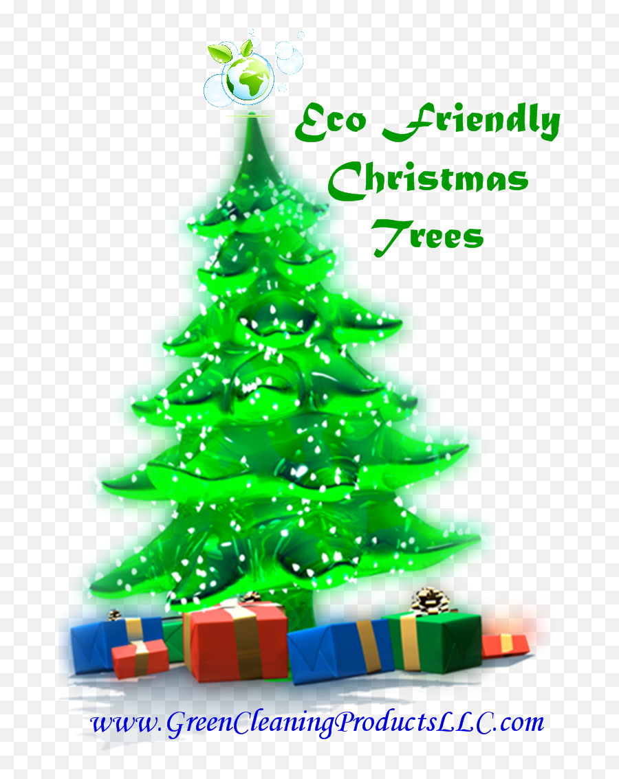 Green Christmas - Ecofriendly Christmas Tree Shared By Green Christmas Tree And Presents Png Emoji,Christmas Tree Emoji Png
