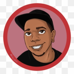 cool face png - Cool Black Guy Cartoon Png Download Dude Emoji