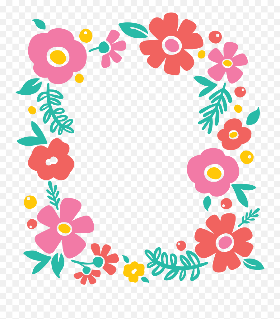 Free Svg Flower Cut File For Silhouette Or Cricut - Persia Lou Frame Clip Art Flower Border Emoji,Flower Bouquet Emoji