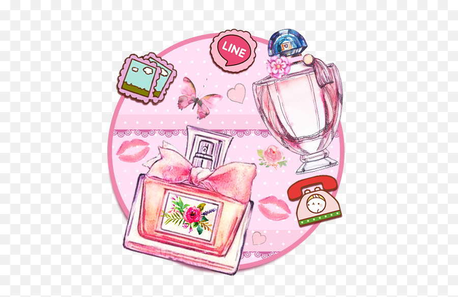 Pink Paris Perfume Themes Live Wallpapers - Apps On Google Play Clip Art Emoji,Perfume Emoji