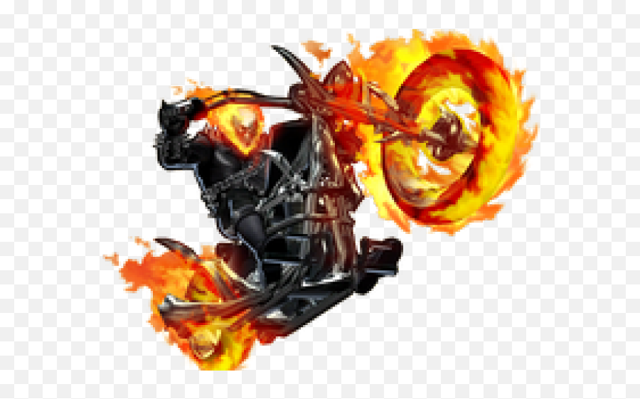Download Hd Ghost Rider Clipart Real - Ghost Rider Transparent Background Emoji,Ghost Rider Emoji