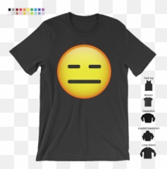 Hd Emoji Face With Rolling Eyes Shirt - Smiley