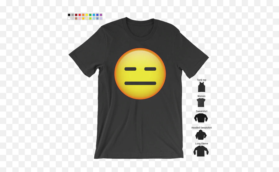 Hd Emoji Face With Rolling Eyes Shirt - Smiley,Eye Roll Emoji