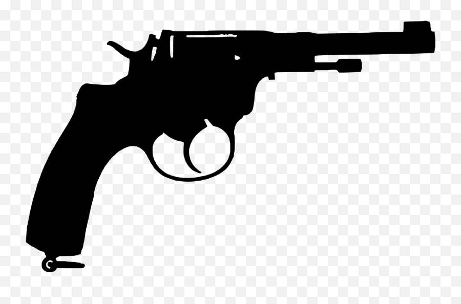 Gun Silhouette Weapons Free Vector Graphics Free Pictures - Silhouette Gun Vector Png Emoji,Squirt Gun Emoji
