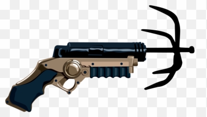 Rime Clipart Firearm - Grappling Gun Png Download Full Hook Emoji