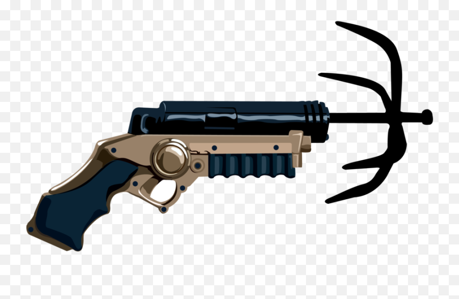 Rime Clipart Firearm - Grappling Gun Png Download Full Grappling Hook Gun Emoji,Handgun Emoji