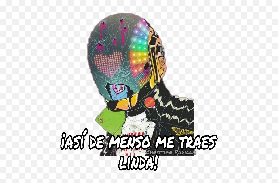 Frases Daft Punk Stickers For Whatsapp - Daft Punk Emoji,Daft Punk Emoji