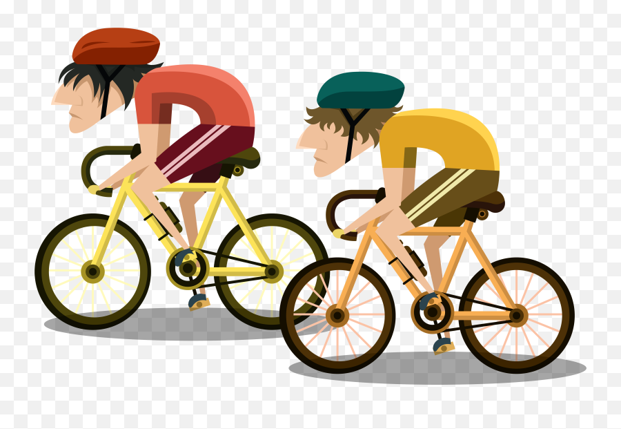 Cycle Race Clipart Png - Kartun Olahraga Balap Sepeda Emoji,Cycle Emoji