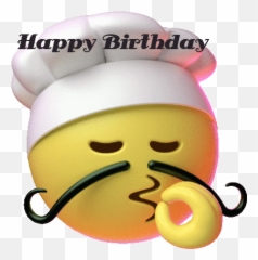 Free Emoji Birthday Greeting Cards In - Gif De Chef Animados,Yellow Card Emoji
