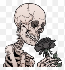 Skull Skullhead Skullart Sticker - Skeleton Stickers Emoji,Death Skull Emoji