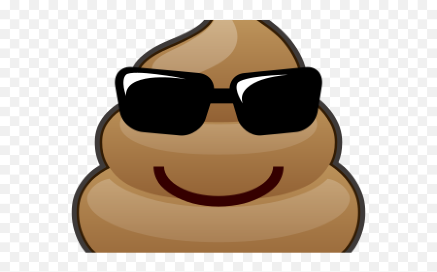 Sunglasses Emoji Clipart Goggles - Worried Poop Emoji Png,Sunglass Emoji