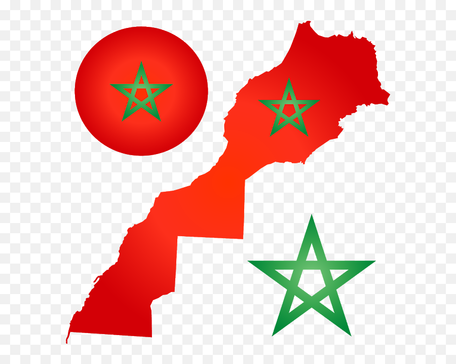 Morocco - Morocco Flag Star Png Emoji,England Flag Emoji