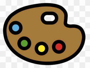 Artist palette emoji clipart Free download transparent PNG - Arts And Crafts Symbols