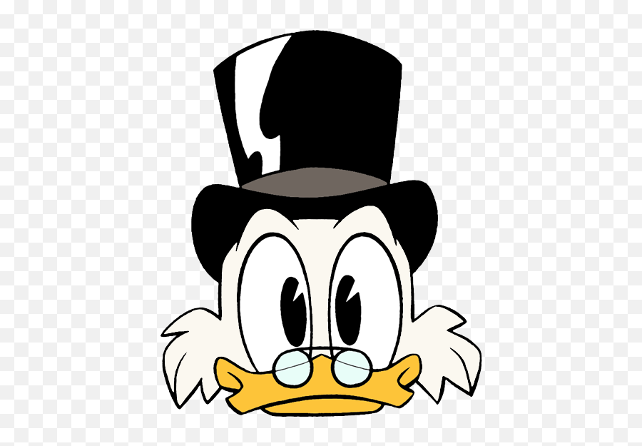 Cartoon Disney Face Emoji Sticker By Nrggiulia83 - Ducktales Scrooge Mcduck Face,Emoji Disney