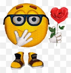 Emoticon - Rose Heart Emoji