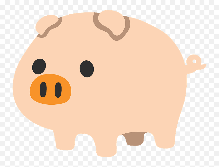 Pig Emoji Clipart - Animal Figure,Pig Nose Emoji