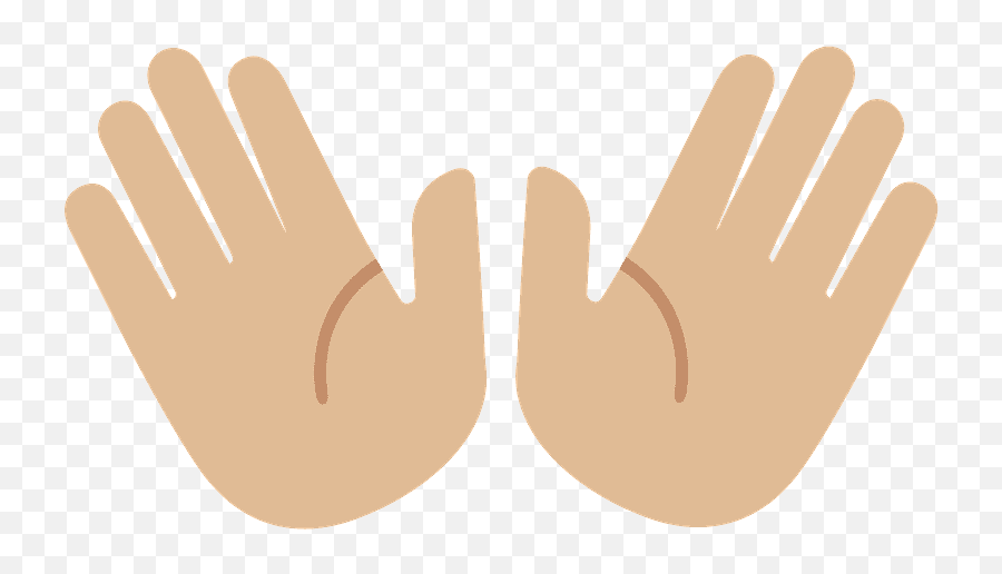 Open Hands Emoji Clipart Free Download Transparent Png - Hands Open Clipart,Hands Emojis